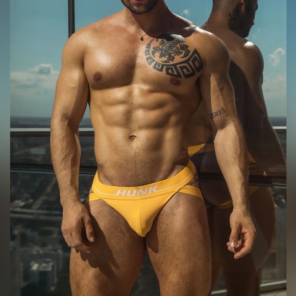 HUNK Means wear TANGERINE JOCKSTRAP - Picture 6 of 6